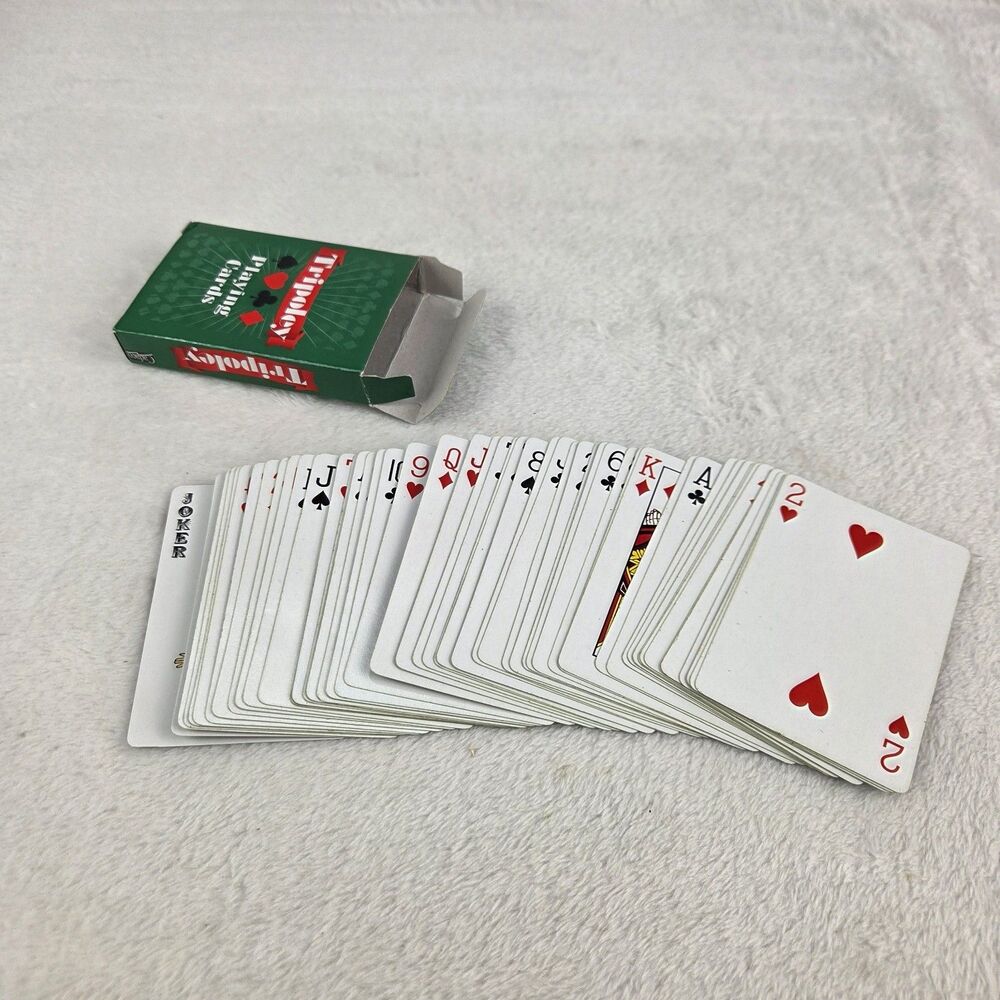 Tripoley Special Edition Rotating Turntable Card Game Cadaco 2000 Complete - Picture 6 of 15